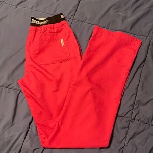 Grey’s Anatomy Active Drawstring Scrub Pant in Raspberry Tart